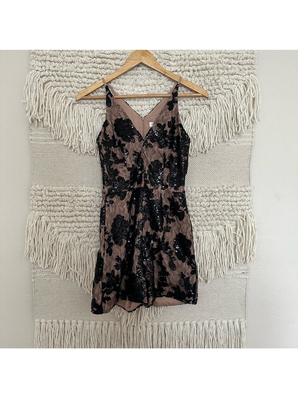 Dress the Population Sequin Romper